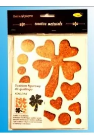 Galeria Hobby Szablon figurowy do quillingu koniczyna 14.5x19cm