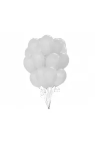 Godan Balony Beauty&Charm metaliczne bia�e 30cm
