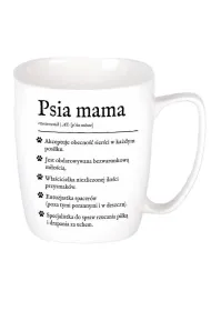 Nadwyraz.com Kubek ceramiczny bia�y Psia mama