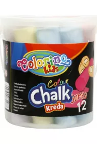 Patio Kreda kolorowa Jumbo Colorino Kids 12 szt.