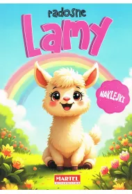 Kolorowanka z naklejkami Radosne lamy