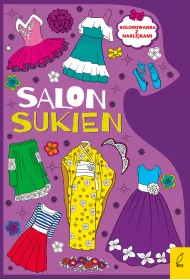 Kolorowanka z naklejkami. Salon sukien