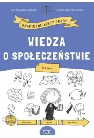 Wiedza o spo�ecze�stwie. Graficzne karty pracy dla klasy 8