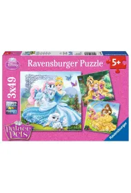 Puzzle 3x49 Disney Palace Pets Ravensburger