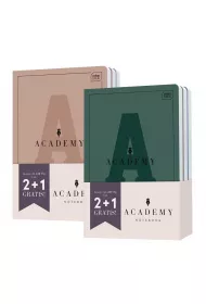 Interdruk Zeszyt A5 Academy kratka 60 kartek 3 szt.