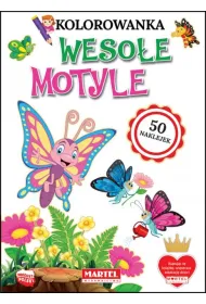 Kolorowanka Weso�e motyle