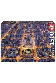 Puzzle 1500 el. Barcelona Hiszpania Educa