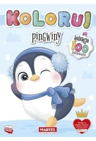 Pingwiny. Koloruj