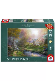 Puzzle 1000 el. PQ Thomas Kinkade Idealny dzie� Schmidt