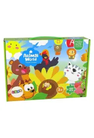 Puzzle 100 el. Zwierz�tka LeanToys