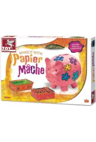 Modelowanie z masy papierowej - Make It Paper Mache. Toy Kraft *