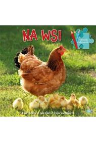 Ksi��eczka z puzzlami i kolorowankami Na wsi