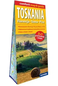 Toskania Florencja Siena Piza laminowany map&guide 2w1przewodnik i mapa
