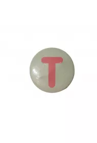 Przypinka Litera T 2,5cm