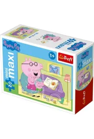 Puzzle 20 el. miniMAXI Zabawy �winki Peppy 3 Trefl