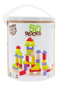 Zabawka drewniana 50 Blocks