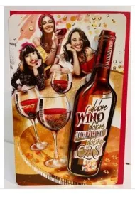 AbCard Karnet AB+ butelka Serdeczne �yczenia, wino UP08