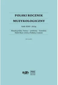 Polski Rocznik Muzykologiczny T.22 2024