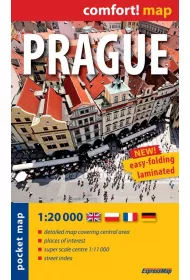 Praga / Prague - laminowany plan miasta 1:20 000 &ndash; mapa kieszonkowa
