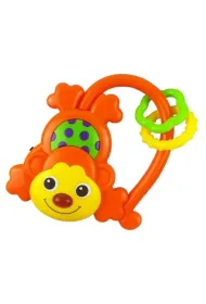 Grzechotka Ma�pa pomara�czowa Baby Mix