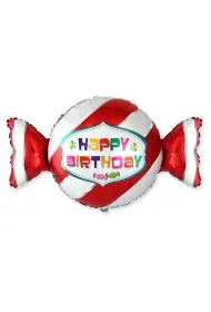 Balon foliowy S�odki cukierek czerwony 60cm
