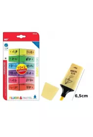Mp Main Paper Zakre�lacz fluorescencyjno-pastelowy mini 12szt