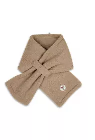 Lodger Szaliczek z polaru dwuwarstwowy beowy Teddy Fleece Beige 0-12 mies.