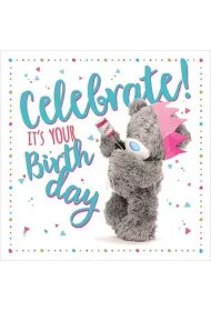 Carte Blanche Karnet holograficzny 3D Celebrate It`s Your Birthday