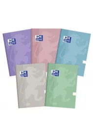 Oxford Brulion A5 touch pastel z marginesem linia 96 kartek