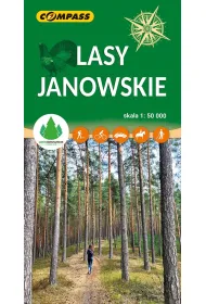 Lasy Janowskie. Mapa turystyczna w skali 1: 50 000