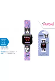 Zegarek LED z kalendarzem Kuromi KU00001