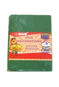 Polsirhurt Filc dekoracyjny ciemnozielony 20x30 cm