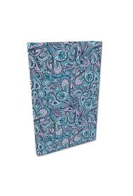 EV-Corp Notes A5 Soft Touch Paisley Turkus kratka