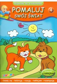 Pomaluj sw�j �wiat. Zeszyt 4. Ksi��eczka z naklejkami
