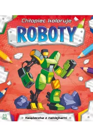 Ch�opiec koloruje Roboty