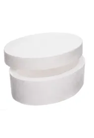 dpCraft Pude�ko owalne styropianowe 15,5/11cm