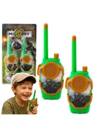 Walkie Talkie dla dzieci wojskowe 10cm LeanToys