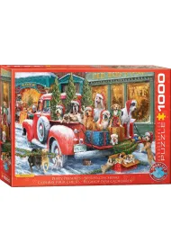 Puzzle 1000 Dogs on Truck by Ali Corti 6000-5993 Eurographics