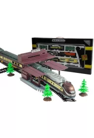 Kolejka 5 wagon�w + rozjazdy LeanToys