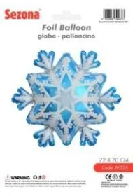Balon Bo�e Narodzenie �nie�ynka 70x72cm
