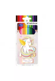 Starpak Kredki o��wkowe Unicorn 490919 12 szt.