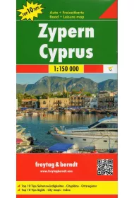 Cypr mapa 1:150 000