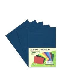 Penword Tektura A4 falista ciemnoniebieska 5 szt.