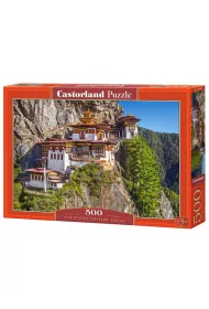 Puzzle 500 el. Widok na Paro Taktsang, Bhutan Castorland