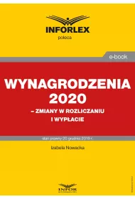eBook Wynagrodzenia 2020 - zmiany w rozliczaniu i wypacie pdf