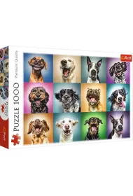 Puzzle 1000 el. Zabawne psie portrety Trefl