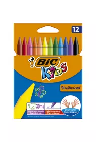 Bic Kredki wiecowe Plastidecor 12 szt.