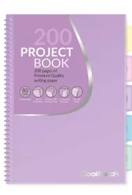 Koozeszyt A4 PP pastel Fiolet 02862 CoolPack kratka 100 kartek
