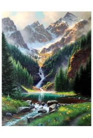 Titanum Malowanie po numerach - Potok w g�rach 40x50cm