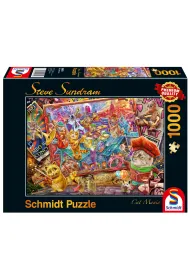 Puzzle 1000 el. Premium Quality. Stave Sundram, Muzykalne koty Schmidt